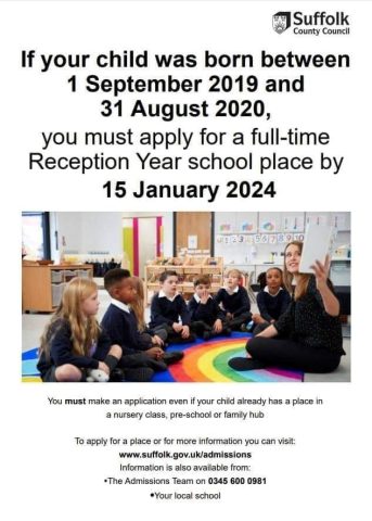 Apply for a reception school place